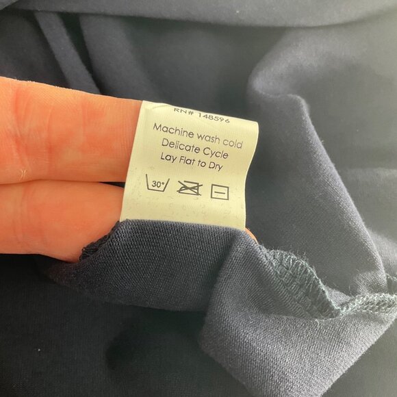 NWT Universal Standard Womens Navy Blue Tee 3XL Pima Cotton Modal Relaxed Fit - Picture 3 of 10